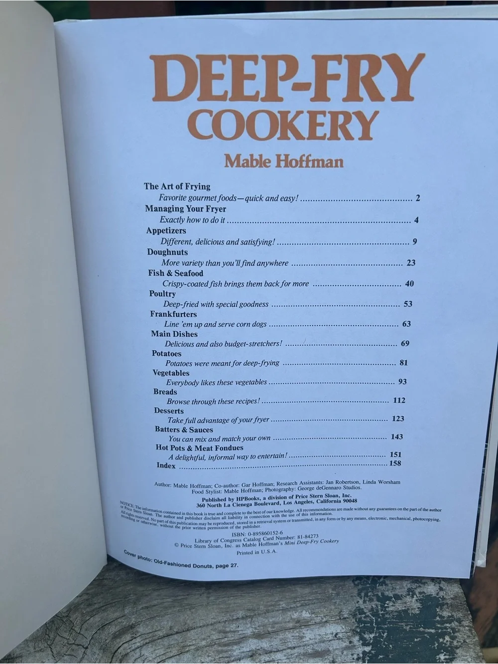 Deep-Fry Cookery Cookbook - Hard Cover